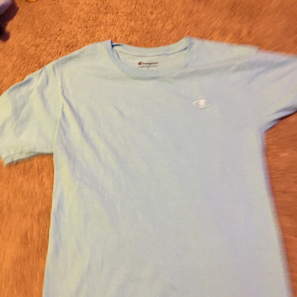 Light blue champion shirt